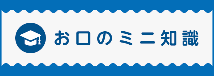 お口のミニ知識